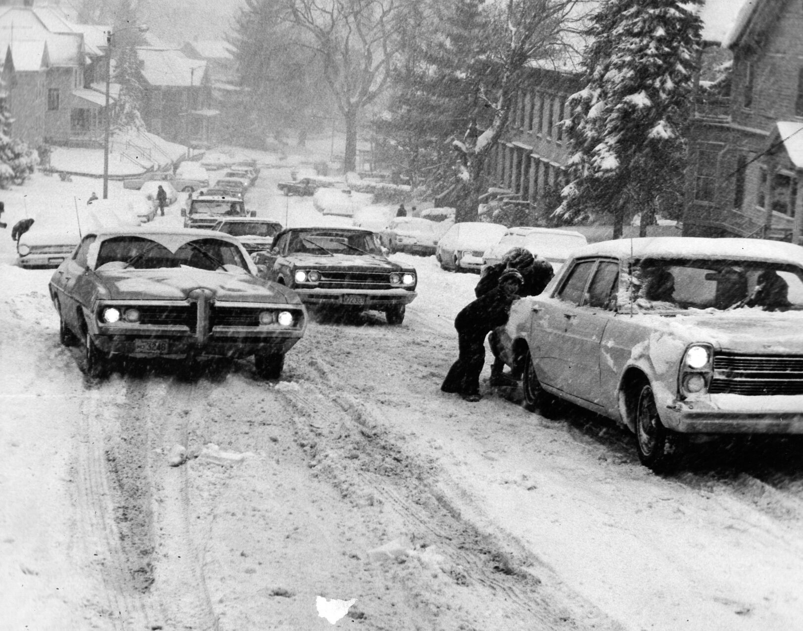 Bad road conditions